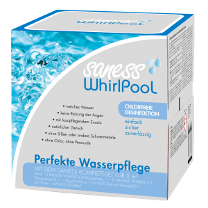 Chlorfreie Wasserpflege für den WhirlPool Saness