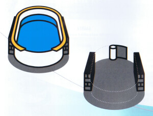 Stahlwandpool - Oval - Folie 0,8 mm - Aluminium-Handlauf 3,20 x 5,25 x 1,20 (Inhalt: 17 m³)