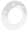 Blende für Duravision 170mm Scheinwerfer Weiß (Kunststoff) - Modell RA