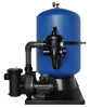 Filteranlage Ocean 400 mm - 6 m³/h bei 8 mWs - Pools bis ca. 35 m³ - geeignet für AFM Glasgranulat