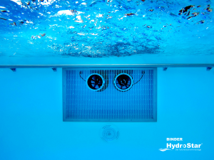 Gegenstromschwimmanlage Binder Double 550 m³/h